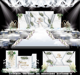 白色婚礼设计