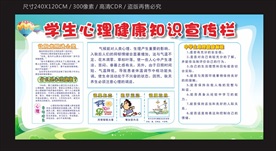 学生心理健康知识宣传栏