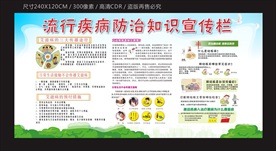 流行疾病防治知识宣传栏