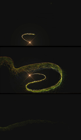 粒子飞舞视频素材