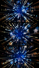 绚丽发散光线无缝循环背景视频