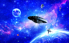 科幻星空 飞碟