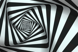 黑白视错觉花纹