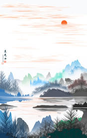 山水画