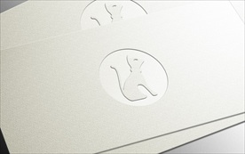 品牌logo纸质样机