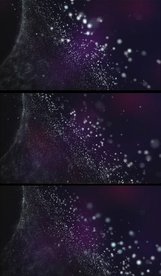 粒子飘荡紫色背景视频素材