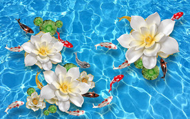 年年有余电视背景墙