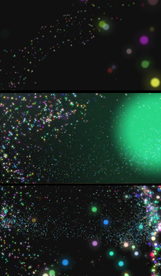 梦幻浪漫光斑粒子视频素材