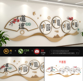 道德讲堂文化墙