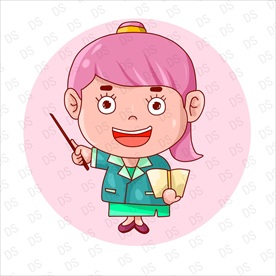 卡通教师