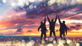 最初的梦想 励志LED背景视频