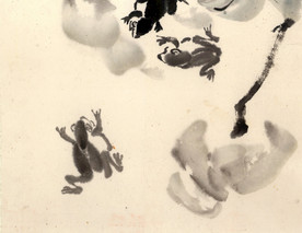 水墨青蛙