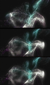 粒子烟雾特效空间视频背景