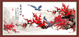 国画梅花