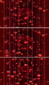 4K心形婚礼背景视频