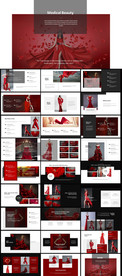 红色医美活动PPT