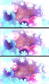 剪纸彩色浪漫唯美花朵舞台背景