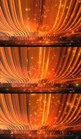 金色大气流光质感特效背景素材