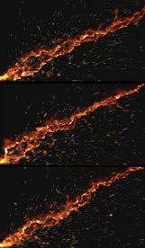 火焰燃烧火苗飘升特效背景
