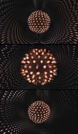 粒子光球动感旋转空间特效背景