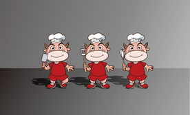 牛  刀子  铲子 打蛋器