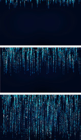4k蓝色闪烁下落粒子背景视频