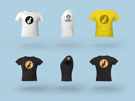 企业品牌logo文化衫样机