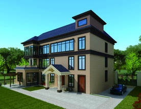 外墙砖效果图 自建房