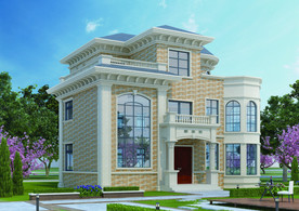 外墙砖效果图 自建房