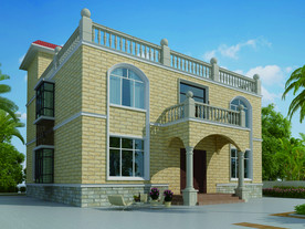 外墙砖效果图 自建房