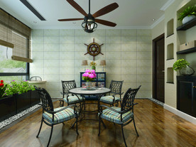 阳台 外墙砖效果图 自建房