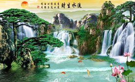 山水画 水墨山水画 意境山水画