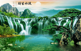 山水画 水墨山水画 意境山水画