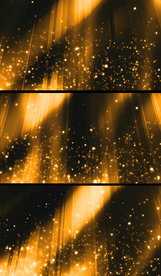 金色光效粒子飘浮射线视频背景