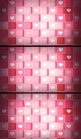 浪漫心形翻页循环动态背景