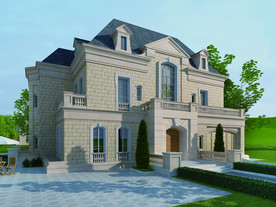 外墙砖效果图 自建房