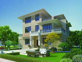 外墙砖效果图 自建房