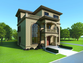 外墙砖效果图 自建房