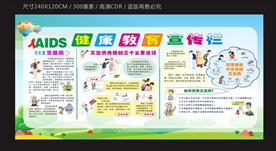 艾滋病健康教育宣传栏