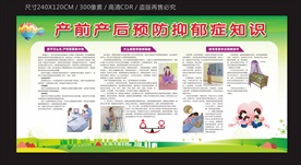产前产后预防抑郁症宣传栏