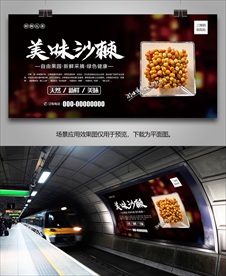 沙棘灯箱挂画展板单页易拉宝展架