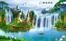 山水画 水墨山水画 意境山水画