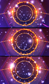 4K炫丽光圈舞台大屏幕节日背景