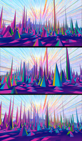 4K幻想空间唯美现代VJ背景