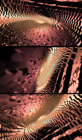 4K金属空间穿梭宇宙特效背景