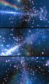 多彩绚丽大气宇宙粒子视频素材