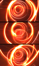 红色光圈穿梭动态视频素材