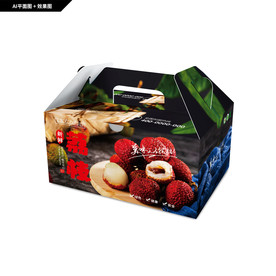 荔枝礼盒 水果包装 新鲜荔枝