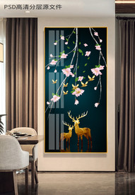 晶瓷玄关装饰画