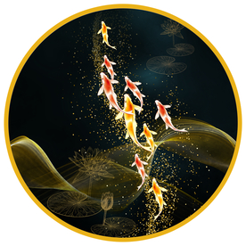 北欧现代圆形装饰画